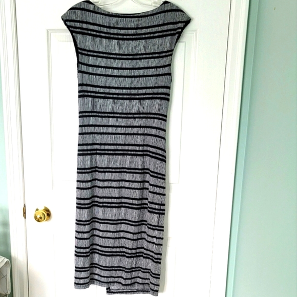 Ann Taylor LOFT Women's Striped Wrap Dress Size M - Picture 2 of 13